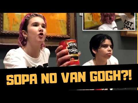 2 ANOS DE CADEIA POR JOGAR SOPA NO VAN GOGH