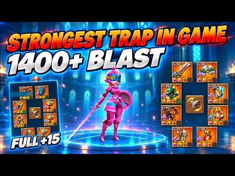 Lords Mobile - STRONGEST Trap in the Game? FULL MYTHIC +15 Rally Trap Account Overview