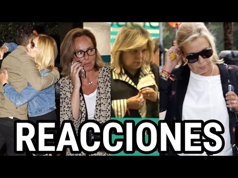 REACCIONES de Rocío Carrasco, Terelu, Borrego, al ESTADO de SALUD de María Teresa Campos