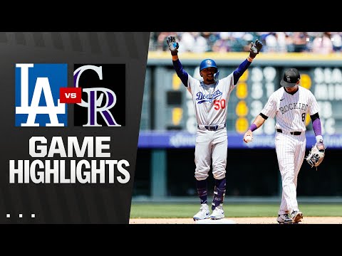 Dodgers vs. Rockies Game Highlights (6/26/25) | MLB Highlights