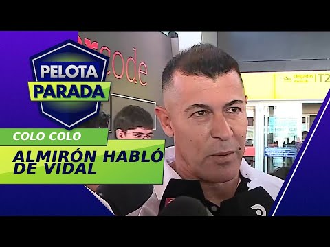 El DT de Colo Colo celebra la llegada de Arturo Vidal - Pelota Parada