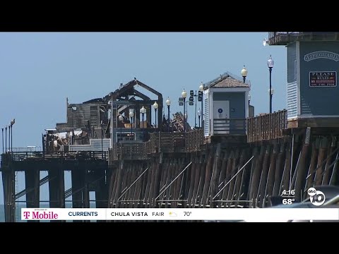 Effects of Oceanside Pier fire on nearby businesses