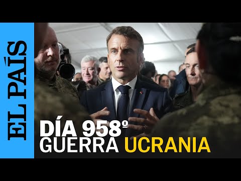 GUERRA UCRANIA | Macron visita una base de entrenamiento militar |  EL PAÍS