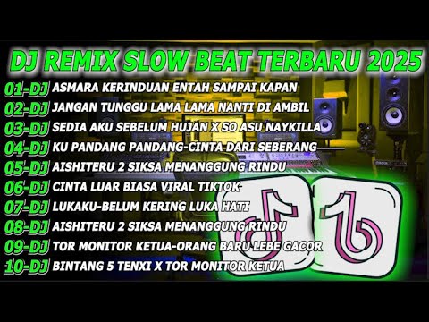 Dj Asmara Kerinduan  Remix Slow Beat Terbaru Viral Tiktok 2025 Full Album!Raung