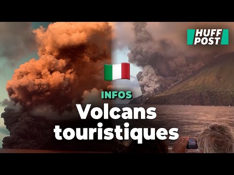 En Italie, les touristes captivés par l’éruption volcanique de l’Etna et du Stromboli