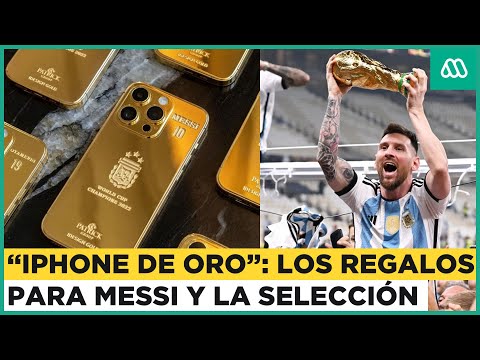 ¿Millonario regalo o una gran mentira?: Los iPhones dorados para Messi y la selección argentina