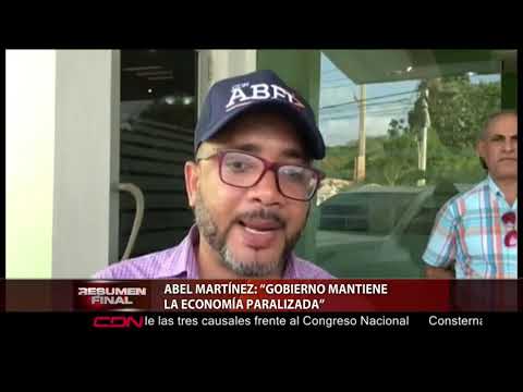 Abel Martínez: “Gobierno mantiene la economía paralizada”