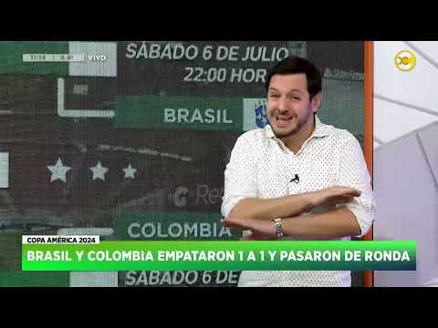 Copa América: Brasil y Colombia empataron 1 a 1 y pasaron de ronda ?HNT con Nacho Goano? 03-07-24