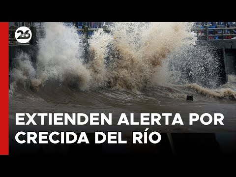 ARGENTINA - EN VIVO | Extienden alerta por crecida del Río de La Plata
