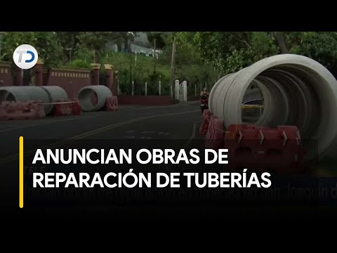 Inician obras de reparación en tuberías de San Joaquín de Flores