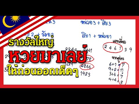 รู้ก่อนออกเต็งมาเลย์สูตรต่องวด