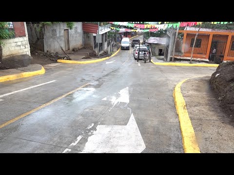 Barrio Camilo Ortega cuenta con más calles de concreto hidráulico