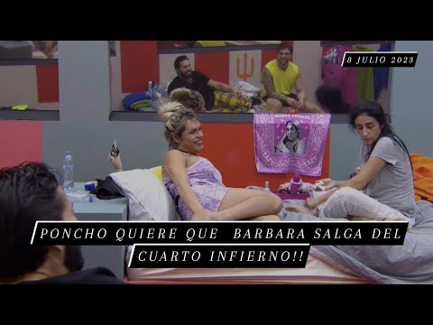 Poncho Quiere Que Barbara Salga Del Cuarto || 8-7-2023 || #lcdlfmx