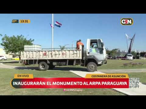 Inaugurarán el monumento el Arpa Paraguaya