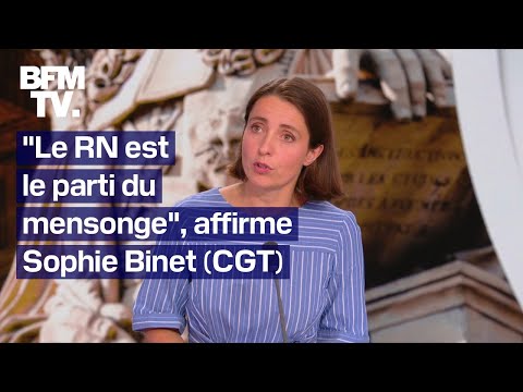 L'interview intégrale de Sophie Binet (CGT), après le premier tour des législatives anticipées
