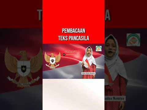 Pembacaan Teks Pancasila Anak