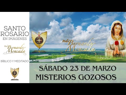 Sábado 23 de Marzo 2024 / Santo Rosario en Imágenes Bíblico y Meditado / Misterios Gozosos.