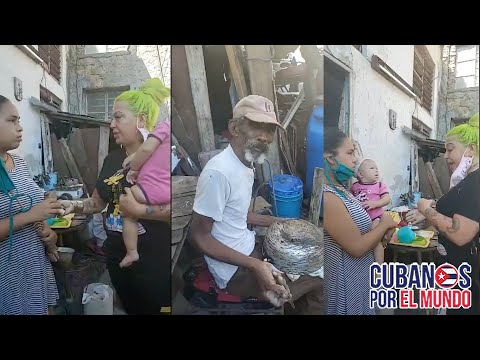 Diosa de Cuba lleva ayuda a familia cubana que perdió su casa por derrumbe en La Habana