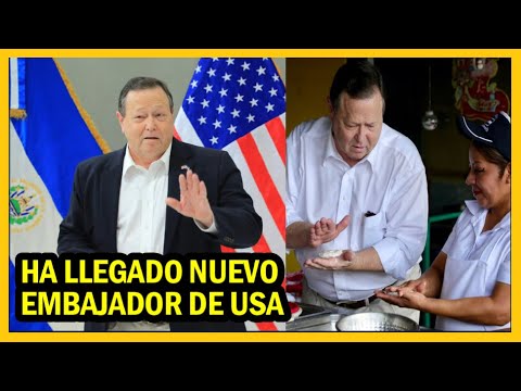Llega a El Salvador nuevo embajador de los Estados Unidos: William Duncan