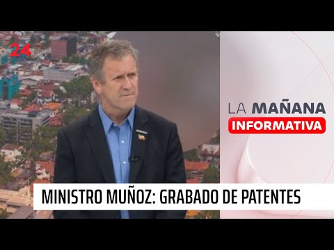 Grabado de Patentes: ministro Muñoz llama a no apurarse y esperar aprobación del reglamento