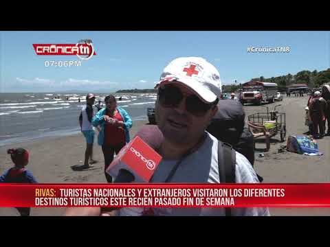 Turistas nacionales y extranjeros abarrotan destinos turísticos de Nicaragua
