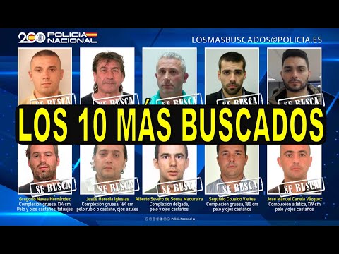 Los 10 fugitivos más buscados en España