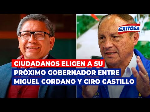 Ciudadanos eligen a su próximo gobernador entre Miguel Cordano y Ciro Castillo