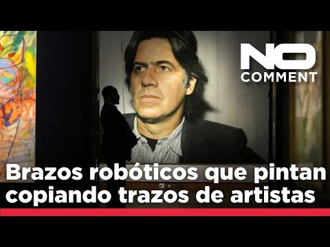 NO COMMENT: Los brazos robóticos que han aprendido a copiar las pinceladas de una artista