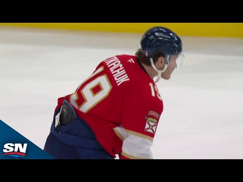 Panthers Matthew Tkachuk Opens The Scoring With A Backdoor Tap In Vs. Lightning