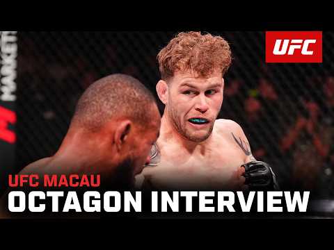 Jake Matthews Octagon Interview | UFC Macau