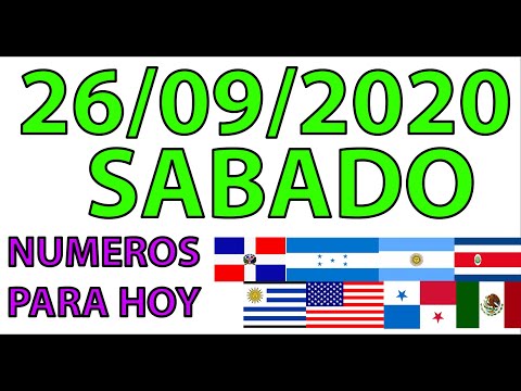 NUMERO PARA HOY PALE 26 DE SEPTIEMBRE DEL 2020 / NUMERO DE LA SUERTE PARA HOY #1 / FUERTE