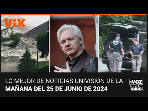 Lo mejor de Noticias Univision de la mañana | martes 25 de junio de 2024