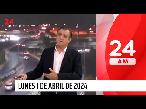 El tiempo con Iván Torres: lunes 1 de abril de 2024 | 24 Horas TVN Chile