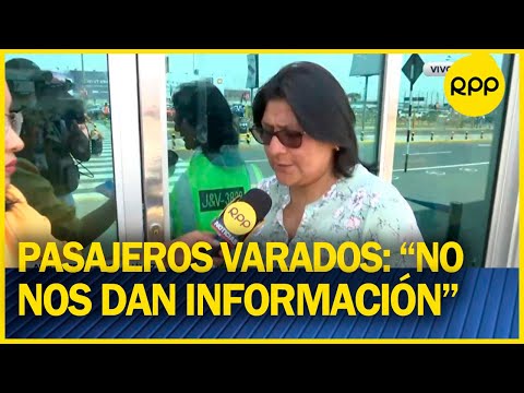 Aeropuerto Jorge Chávez: pasajeros varados tras suspensión de operaciones de