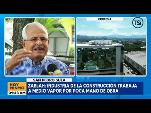 Industria de la construcción traba a medio vapor por poca mano de obra, asegura Roberto Zablah