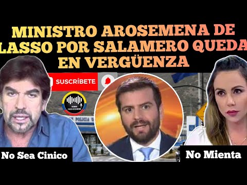MINISTRO PABLO AROSEMENA DE LASSO LO DEJAN EN RID1C.UL0 POR SALAMERO NOTICIAS ECUADOR RFE TV