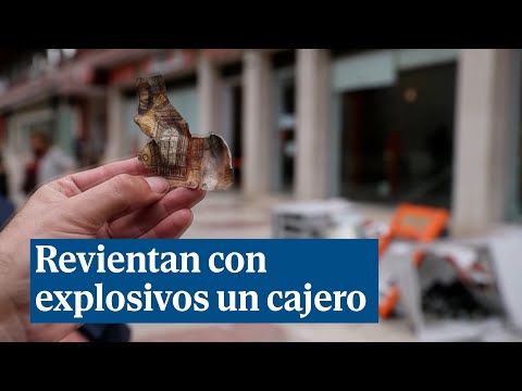 Revientan con explosivos un cajero para llevarse el dinero en Málaga