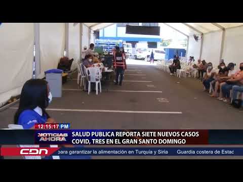 Salud Pública reporta siete nuevos casos COVID, tres en el Gran Santo Domingo