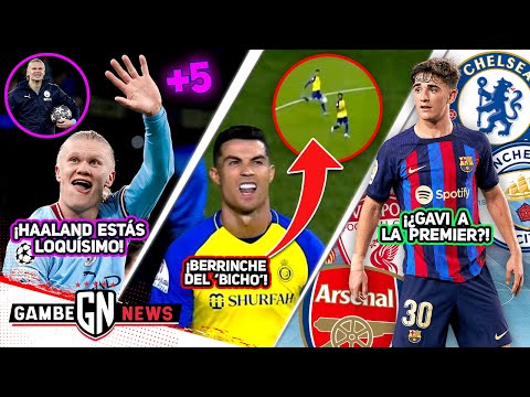 ¡HAALAND LOS DESTROZÓ! 5 INCREÍBLES GOLES| ¡¿GAVI se va a SUPERCLUB?!| CR7 EXPLOTA ¡Se iba SOLO y ..