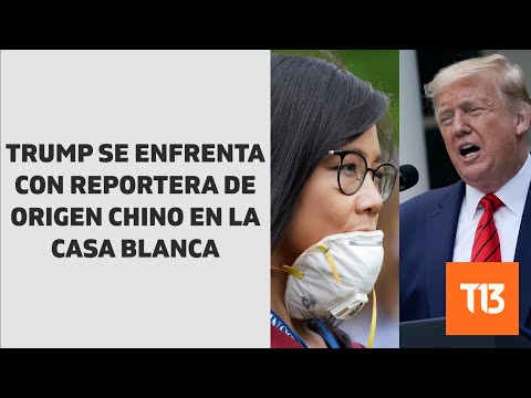 Pleito entre Trump y periodista de origen chino en la Casa Blanca