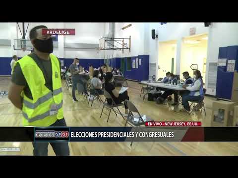 Elecciones  presidenciales se desarrollan con normalidad desde New Jersey