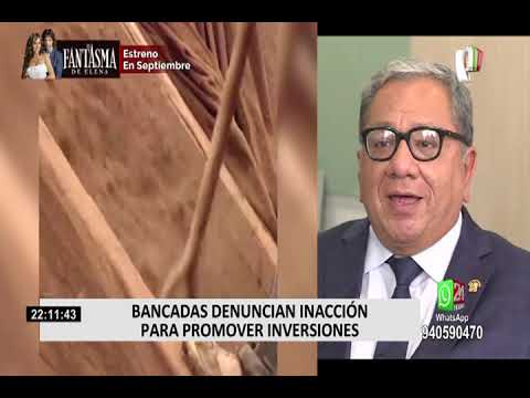 Bancadas denuncian inacción del presidente Castillo para promover inversiones