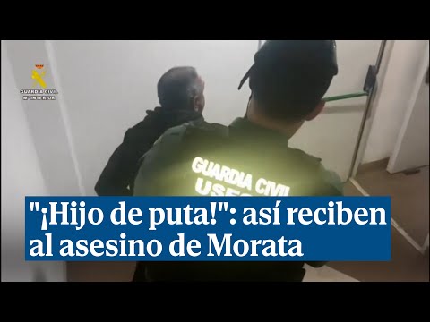 ¡Asesino! ¡Hijo de puta!: así reciben los vecinos al autor del triple crimen de Morata