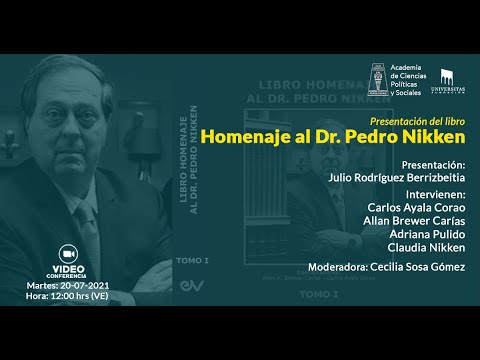 Acto de Presentación del Libro Homenaje al Dr. Pedro Nikken