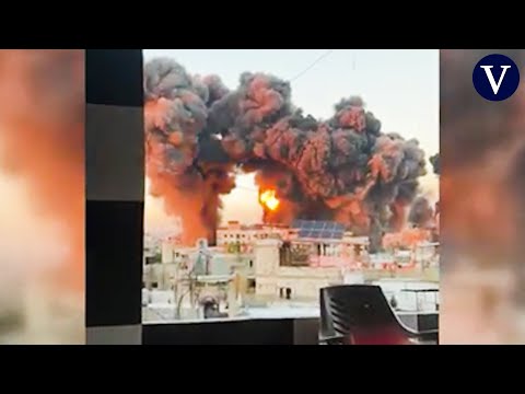 Un vecino de Beirut capta el feroz bombardeo de Israel al cuartel general de Hizbulah