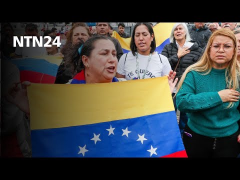 Venezolanos protestaron en varias ciudades del mundo para exigir elecciones libres en su país