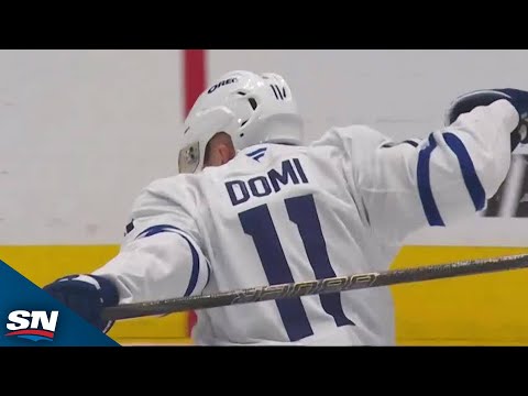 Maple Leafs Max Domi Picks Top Corner For Goal In Back-To-Back Games