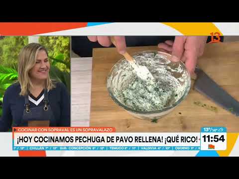 Pechuga de pavo rellena: Cami chef enseña exquisita receta casera. Tu Día, Canal 13