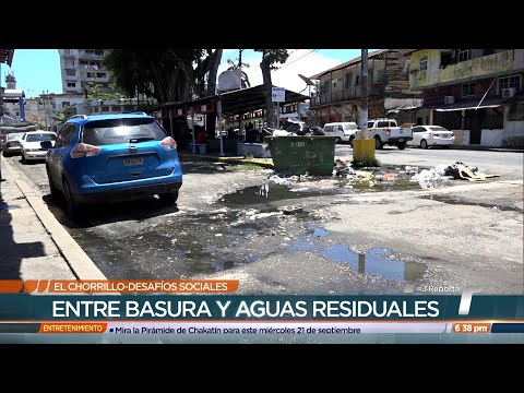 Persiste la acumulación de basura y aguas residuales en El Chorrillo