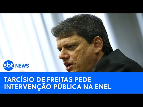 SBT News na TV: Governador de São Paulo pede intervenção pública na Enel